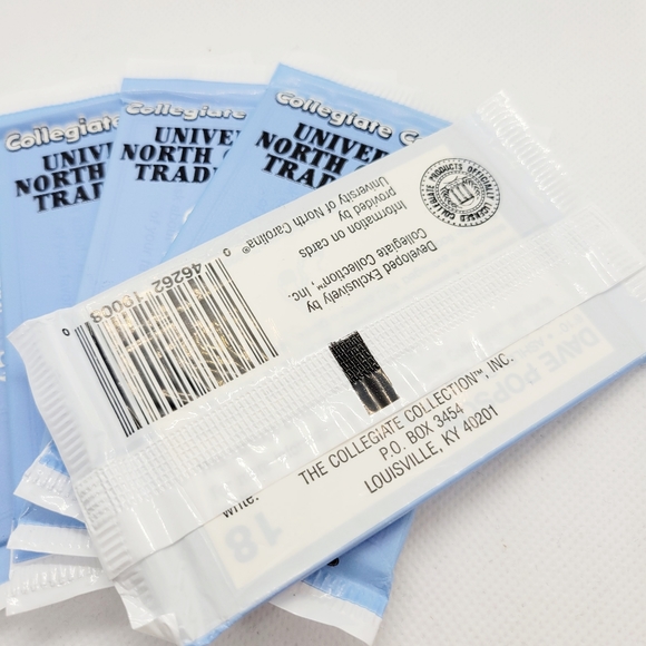 5 Packs University of North Carolina Unopened Collegiate Collection 2nd Edition - Picture 3 of 4